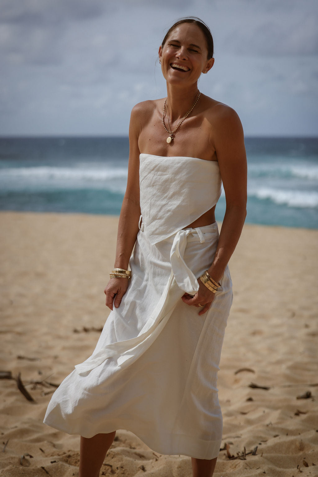 Tropical Wrap Skirt