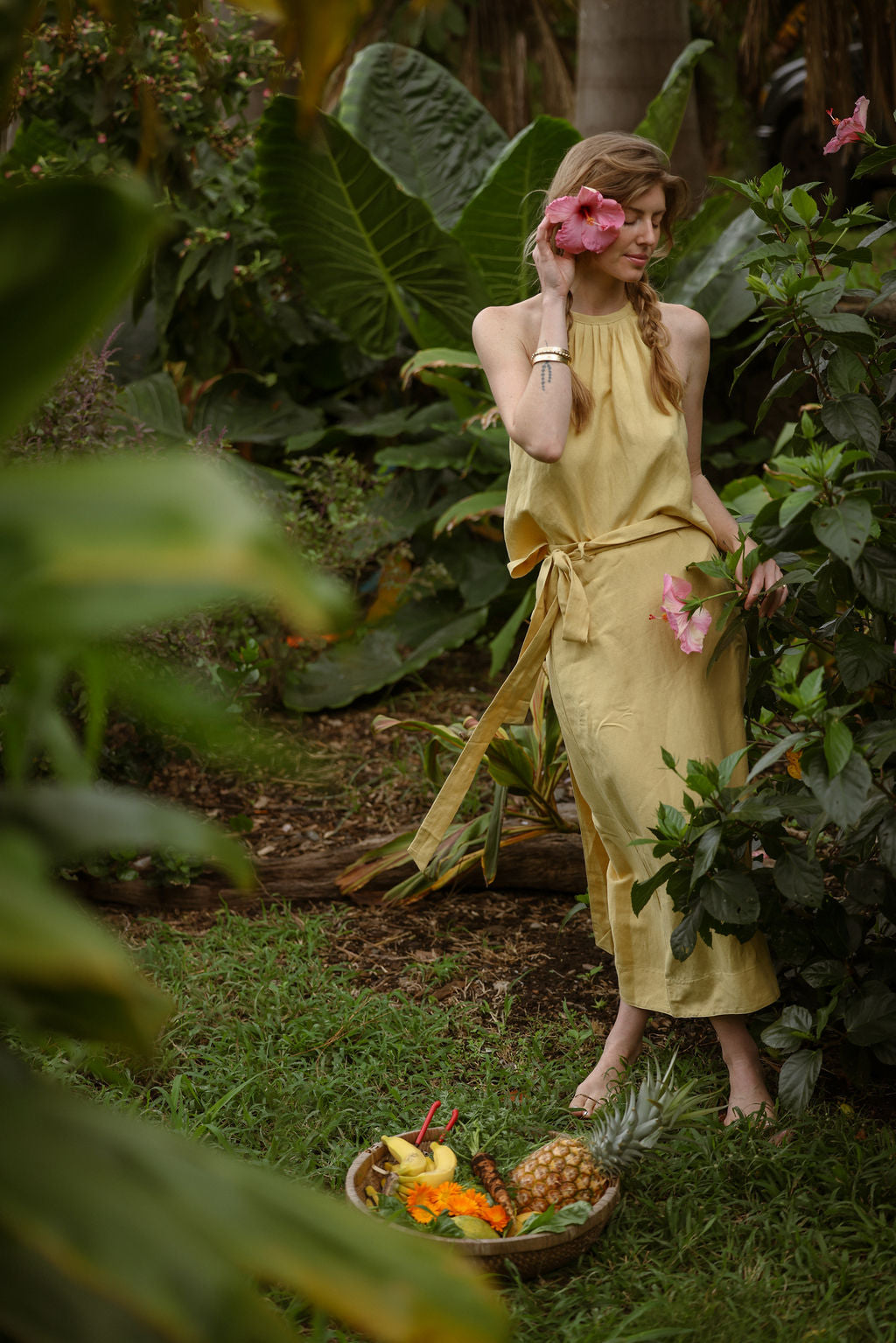 Tropical Wrap Skirt
