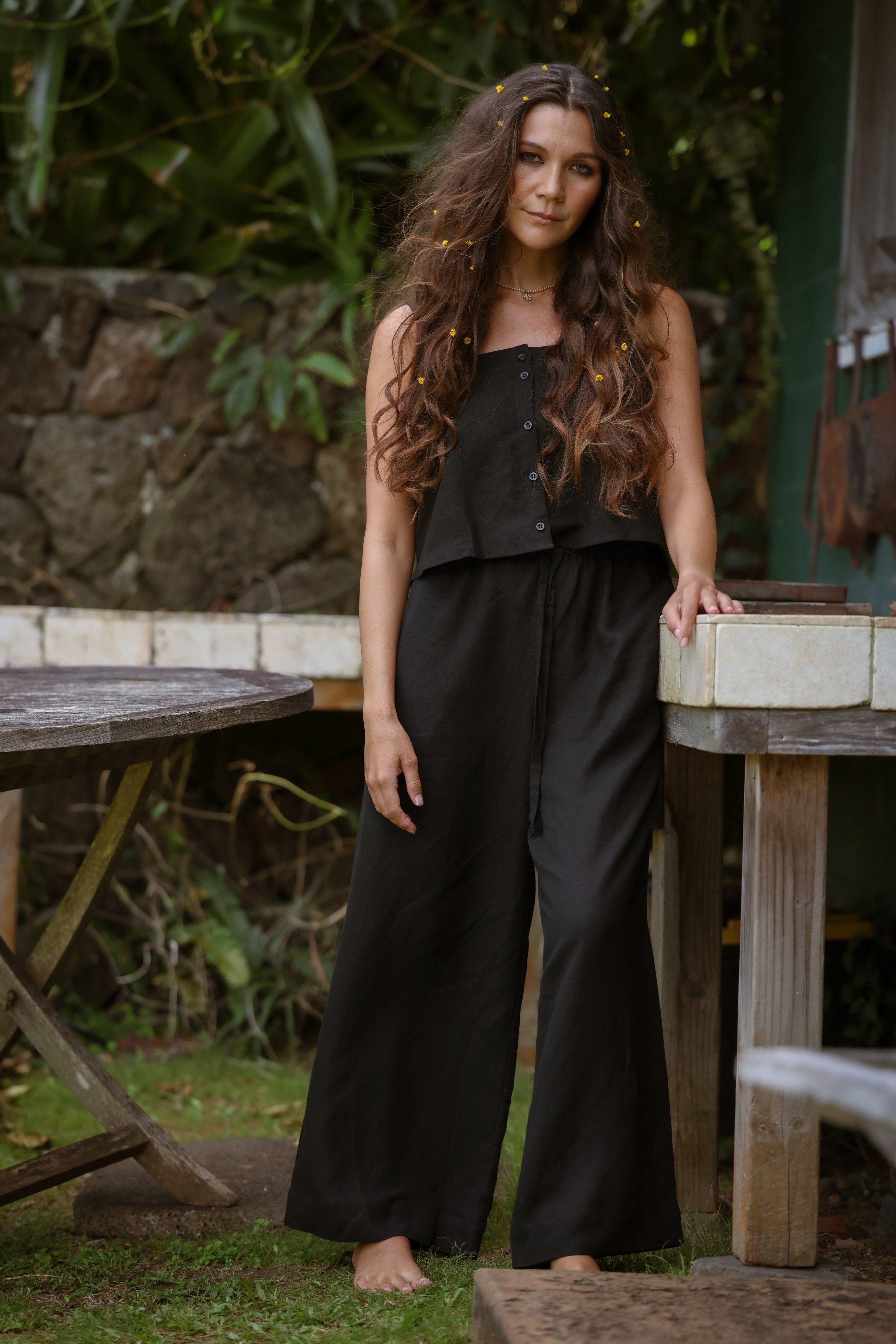 Salty Wide-Leg Pants