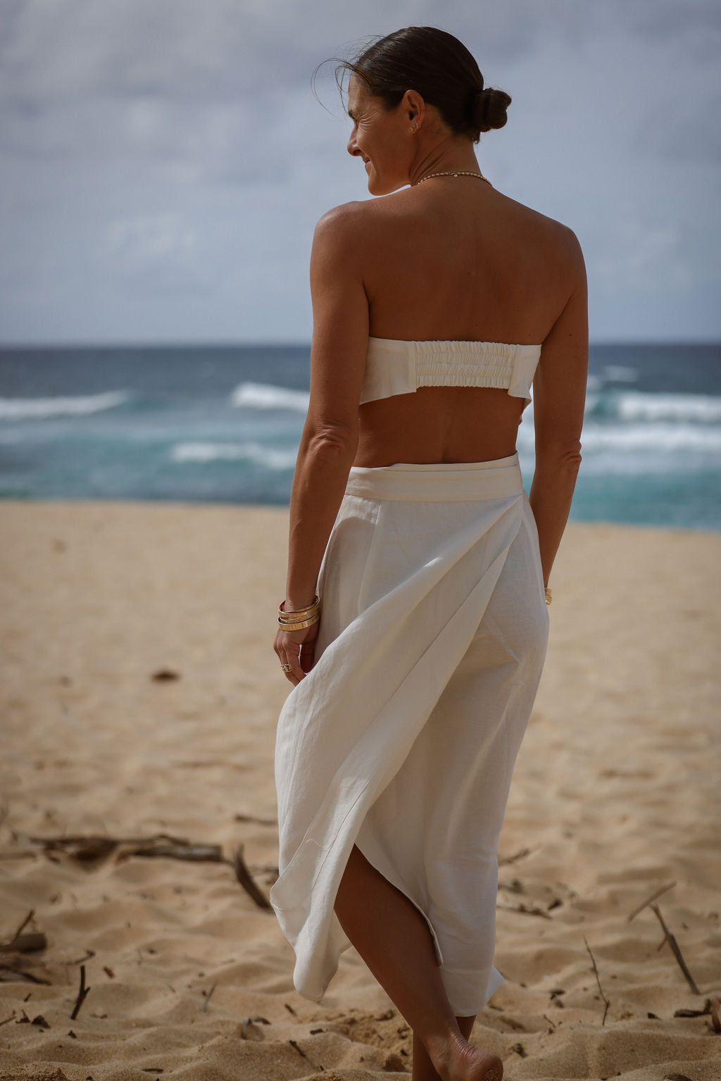 Tropical Wrap Skirt