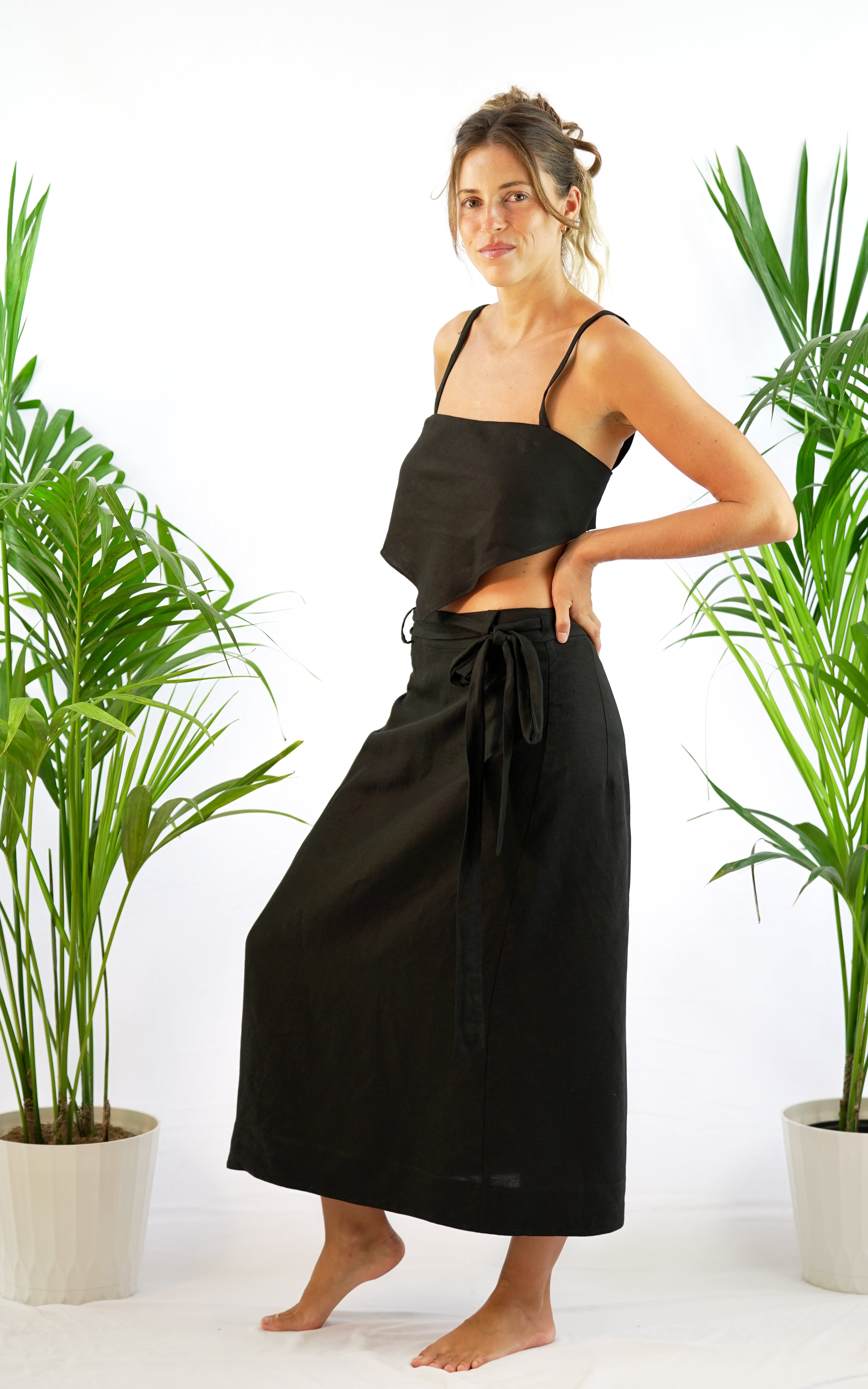Tropical Wrap Skirt