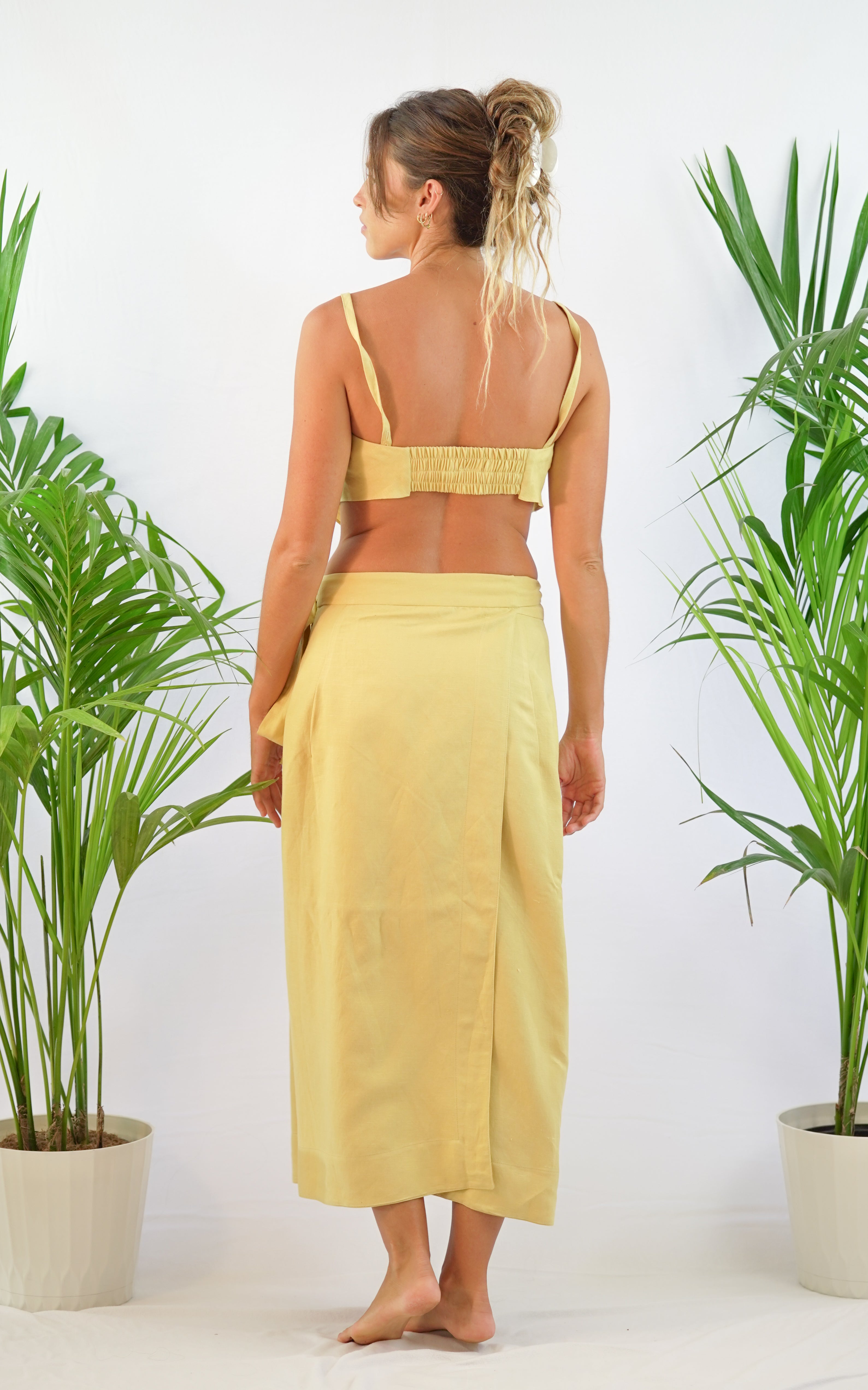 Tropical Wrap Skirt
